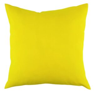 Zestaw 3 żółtych poduszek Basic