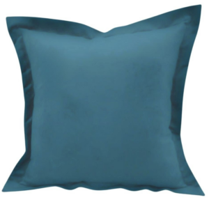 Poduszka ciemny turkus z rantem Elegant tkanina tapicerska 45cm na 45cm