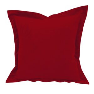 Poduszka czerwona z rantem Elegant Tkanina tapicerska