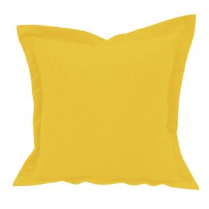Poduszka żółta z rantem Elegant tkanina tapicerska