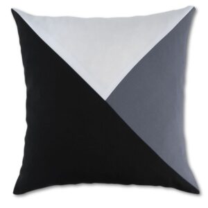 Zestaw szaro-biało-czarne trójkąty