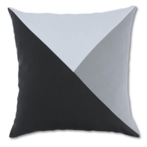 Zestaw szaro-biało-czarne trójkąty