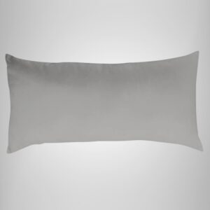 Poduszka dekoracyjna jasno szary wałek