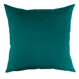 Zestaw poduszek z tkaniny tapicerskiej ciemny turkus