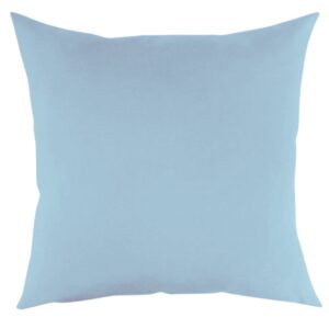 Zestaw poduszek z tkaniny tapicerskiej błękitne i biała