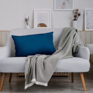 Poduszka dekoracyjna granatowy wałek