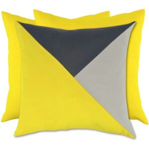 Zestaw żółte trójkąty