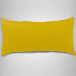 Poduszka dekoracyjna żółty wałek