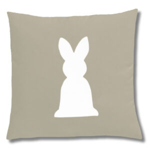 Poduszka z naszytym królikiem
