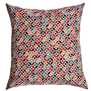 Poduszka dekoracyjna Geometryczny Kolorowy Wzór Żakard 45 cm na 45 cm