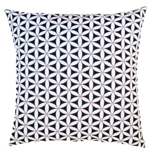 Poduszka dekoracyjna Geometryczny Wzór Żakard 45cm na 45cm