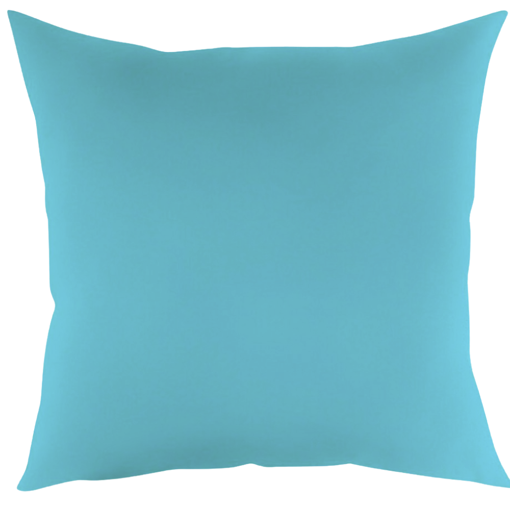 Zestaw poduszek dekoracyjnych srebrny pasek i turkus 45cm na 45cm - obrazek 4