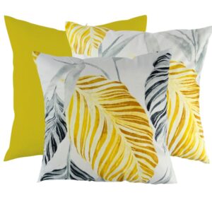 Zestaw poduszek Żółte Liście