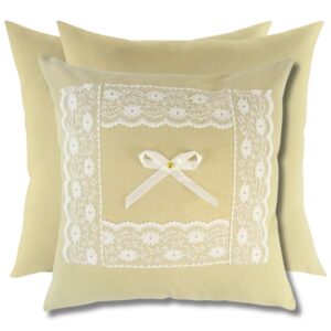 Zestaw poduszek dekoracyjnych Koronka