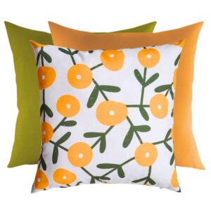 Zestaw poduszek kwiaty abstrakcja