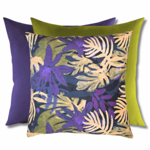 Zestaw poduszek Fioletowe Liście