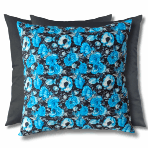 Zestaw poduszek Niebieskie Kwiaty