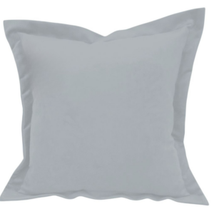 Poduszka szara z rantem Elegant tkanina tapicerska 45cm na 45cm